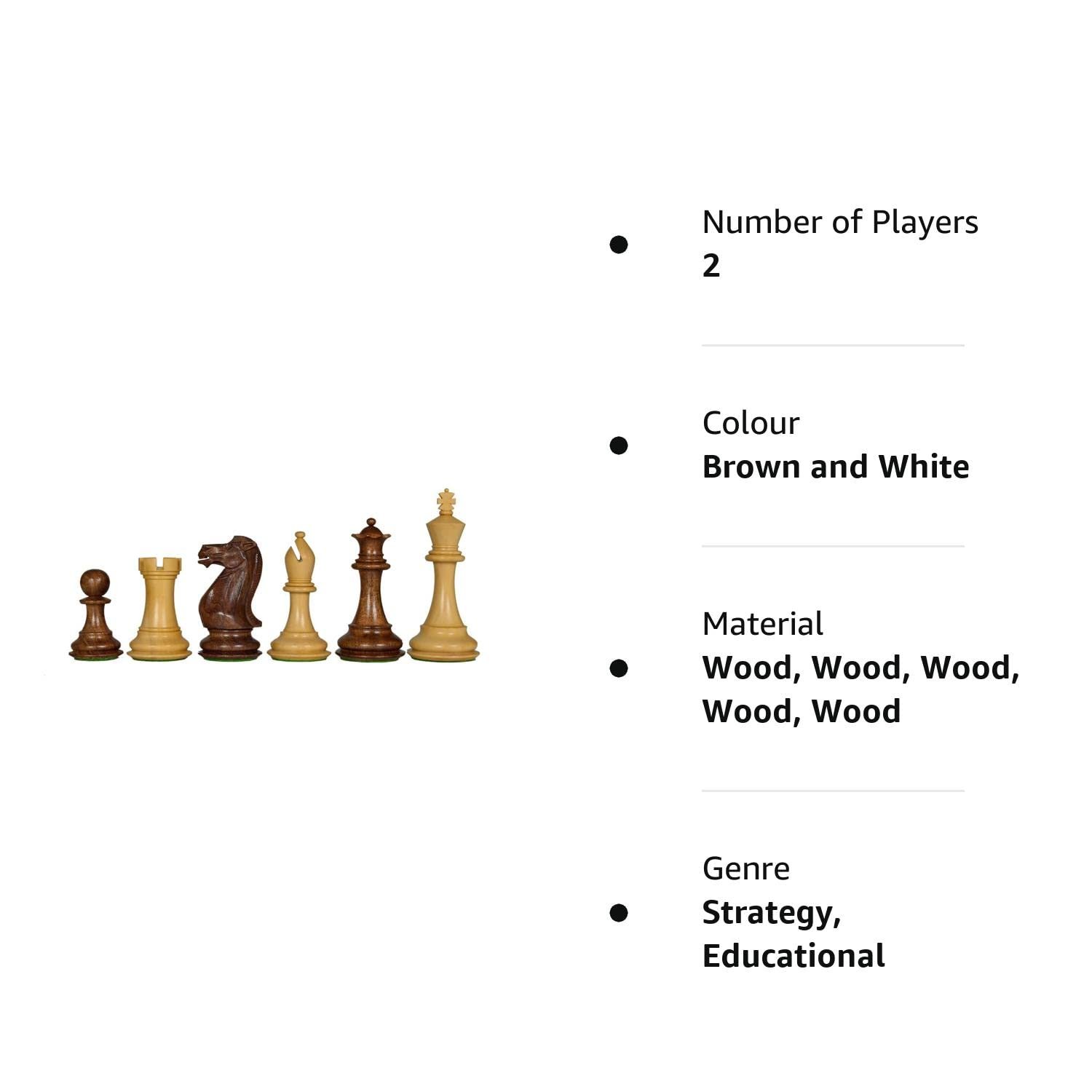 number of chess pieces in a set